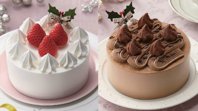 クリスマス ホワイト・チョコクリームケーキ